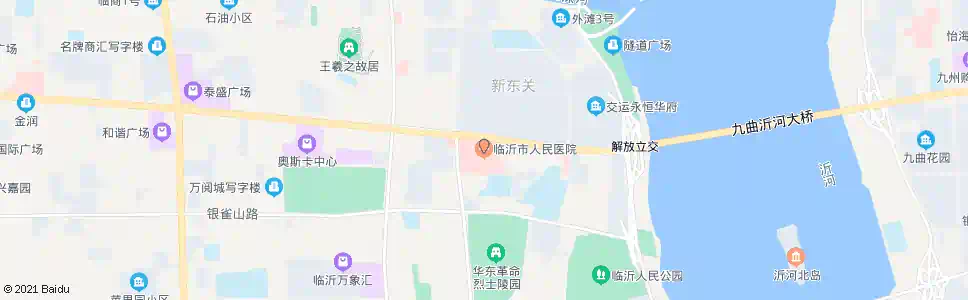 临沂人民医院南院_公交站地图_临沂公交_妙搜公交查询2025