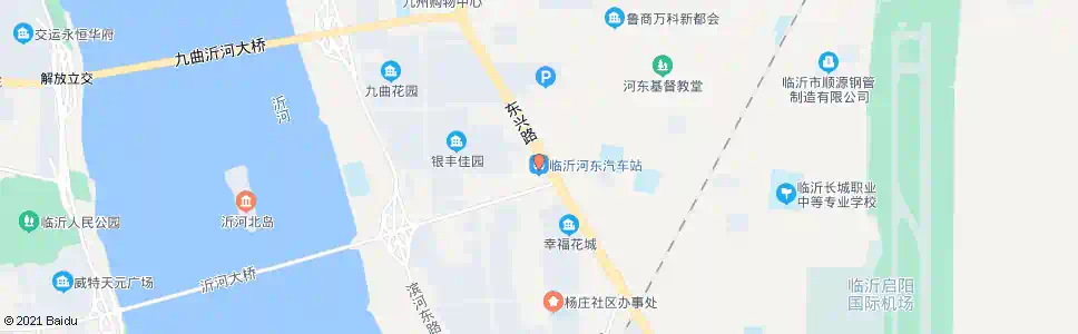 临沂河东加汽站_公交站地图_临沂公交_妙搜公交查询2025