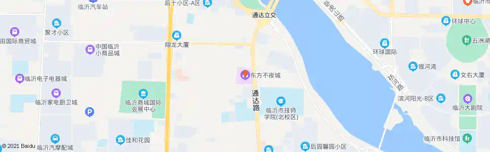 临沂东方花苑东方不夜城_公交站地图_临沂公交_妙搜公交查询2025