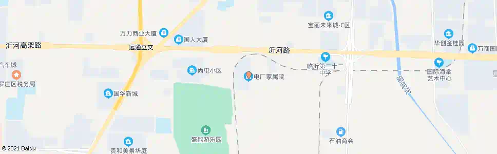 临沂电厂家属院_公交站地图_临沂公交_妙搜公交查询2025