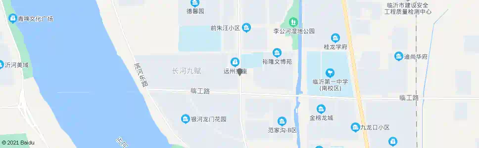 临沂芝麻墩街道办_公交站地图_临沂公交_妙搜公交查询2025