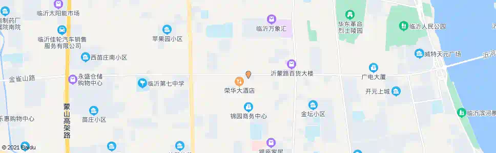 临沂慧谷时空_公交站地图_临沂公交_妙搜公交查询2025