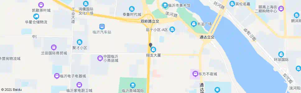 临沂香江美食园_公交站地图_临沂公交_妙搜公交查询2025