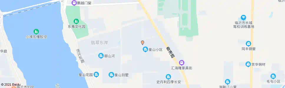 临沂皇山小学_公交站地图_临沂公交_妙搜公交查询2025