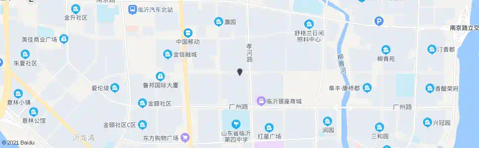 临沂大官苑社区北门_公交站地图_临沂公交_妙搜公交查询2025