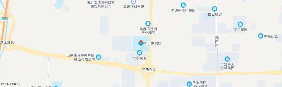 临沂新沂蒙驾校_公交站地图_临沂公交_妙搜公交查询2025