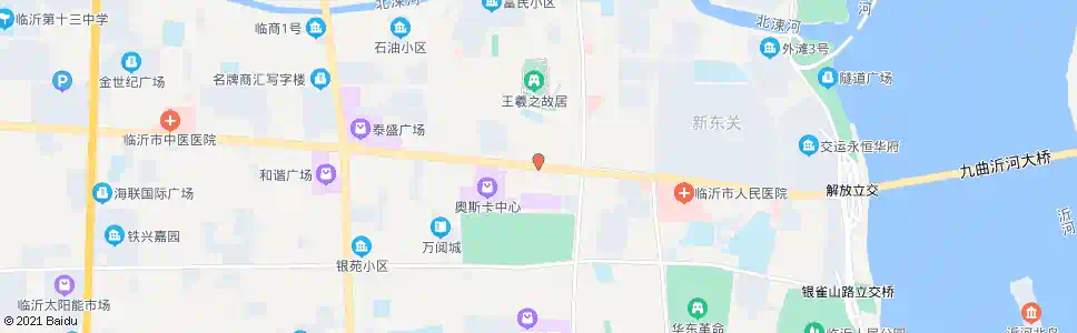 临沂解放路金鹰家电_公交站地图_临沂公交_妙搜公交查询2025