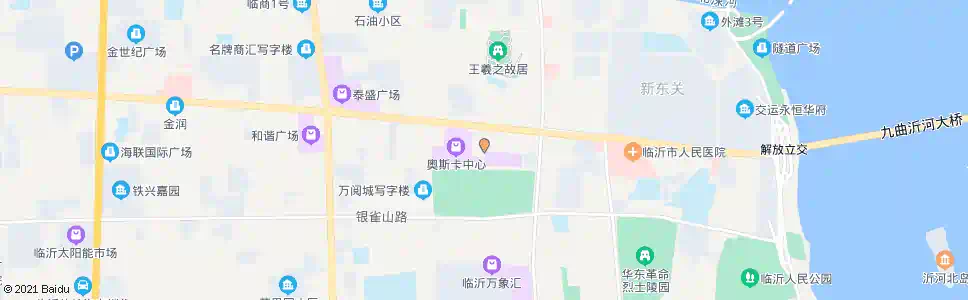 临沂金鹰花园_公交站地图_临沂公交_妙搜公交查询2025