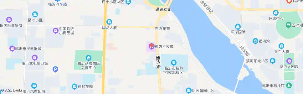 临沂东方不夜城_公交站地图_临沂公交_妙搜公交查询2025