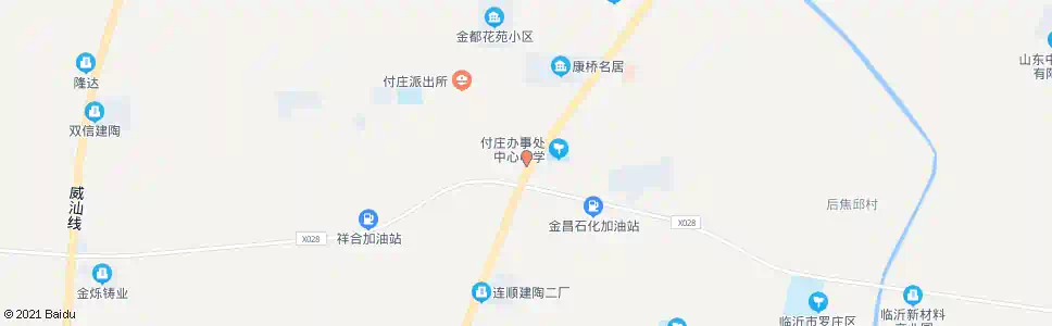临沂付庄钢材市场_公交站地图_临沂公交_妙搜公交查询2025