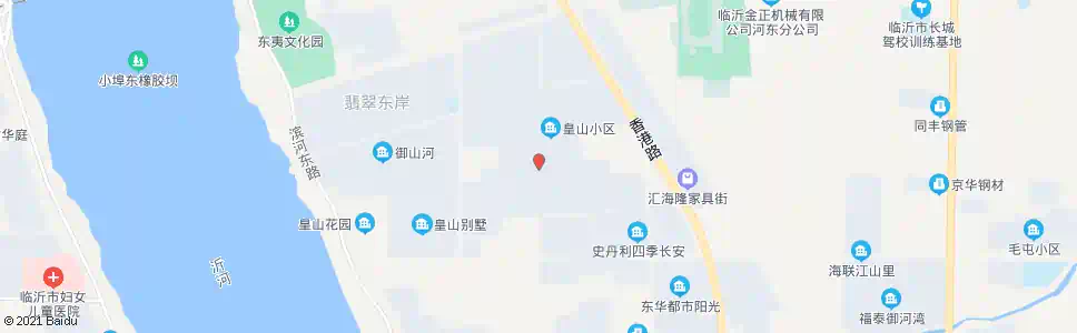 临沂皇山社区服务中心_公交站地图_临沂公交_妙搜公交查询2025