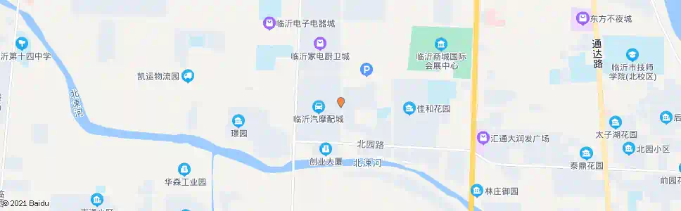 临沂汽摩配城东门_公交站地图_临沂公交_妙搜公交查询2025