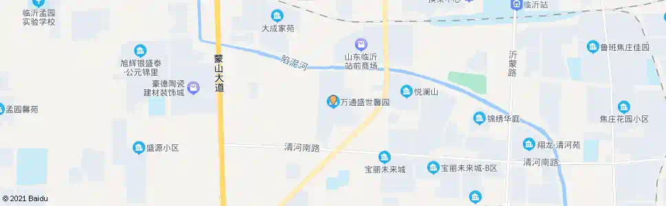 临沂万盛通世馨园_公交站地图_临沂公交_妙搜公交查询2025
