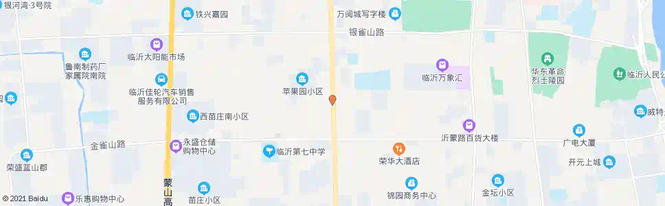 临沂皮肤病医院_公交站地图_临沂公交_妙搜公交查询2025