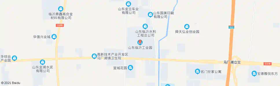临沂福德产业园_公交站地图_临沂公交_妙搜公交查询2025