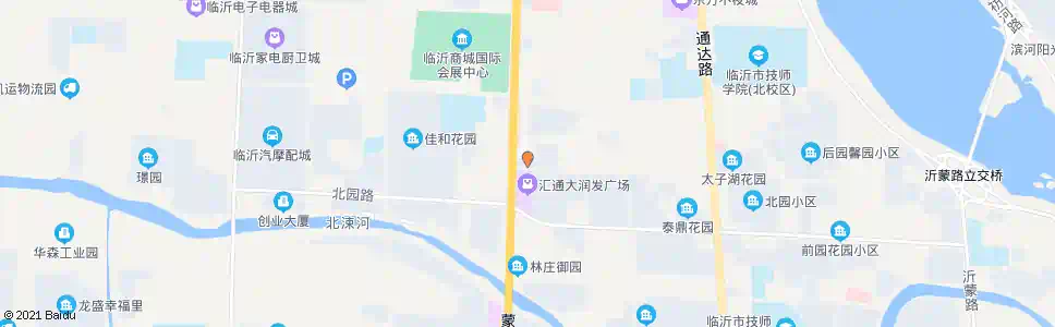 临沂兰山区检察院_公交站地图_临沂公交_妙搜公交查询2025