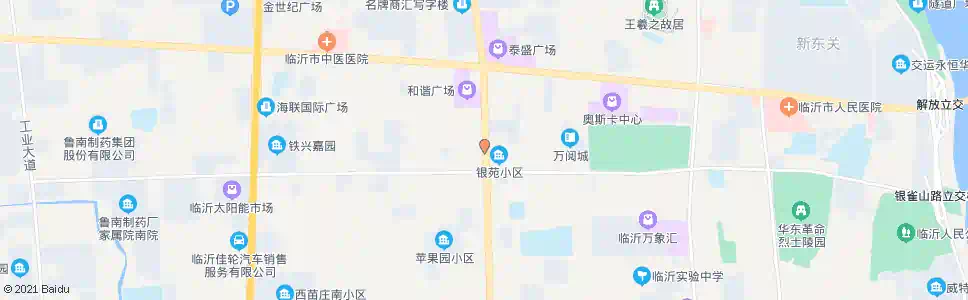 临沂金鹰家电旗舰店_公交站地图_临沂公交_妙搜公交查询2025