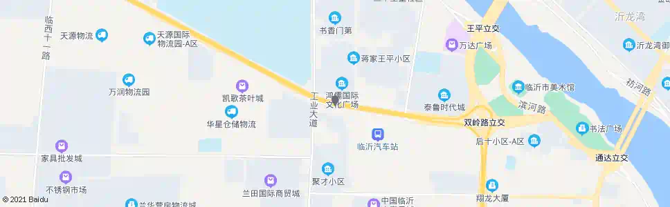 临沂鸿儒国际文化广场_公交站地图_临沂公交_妙搜公交查询2025
