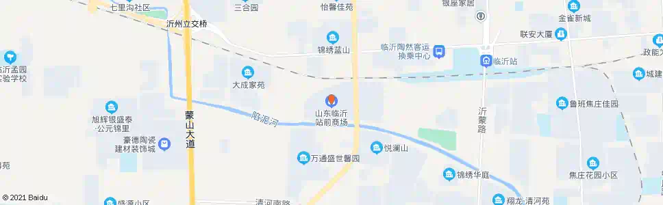 临沂站前商场_公交站地图_临沂公交_妙搜公交查询2025