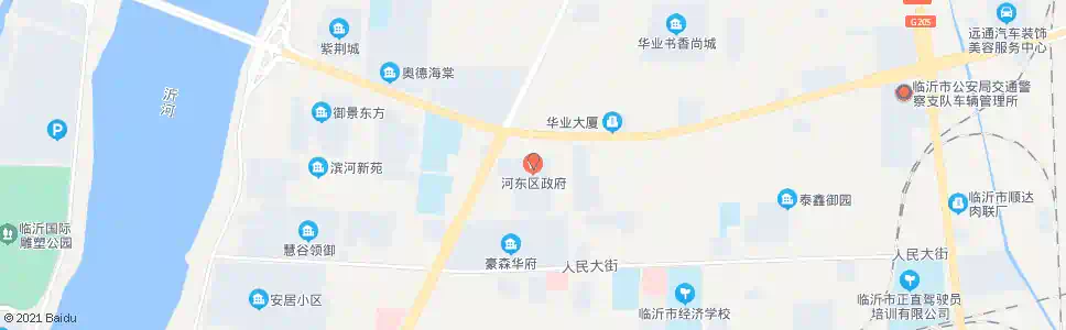 临沂河东区政府_公交站地图_临沂公交_妙搜公交查询2025