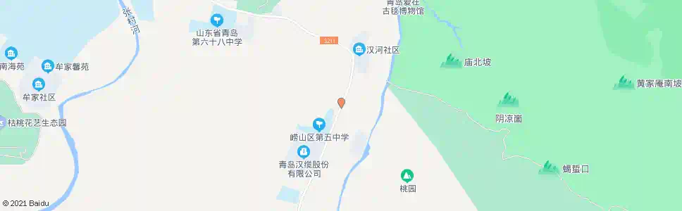 青岛汉河小学_公交站地图_青岛公交_妙搜公交查询2025