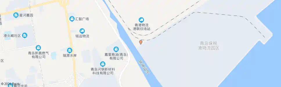 青岛前湾港路西_公交站地图_青岛公交_妙搜公交查询2025
