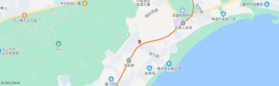 青岛交通局(珠海中路)_公交站地图_青岛公交_妙搜公交查询2025