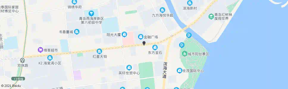 青岛机关西部办公中心_公交站地图_青岛公交_妙搜公交查询2025