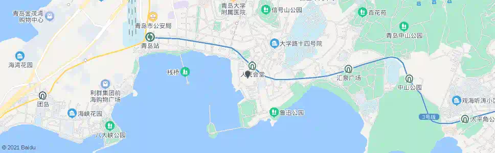 青岛实验初中_公交站地图_青岛公交_妙搜公交查询2025