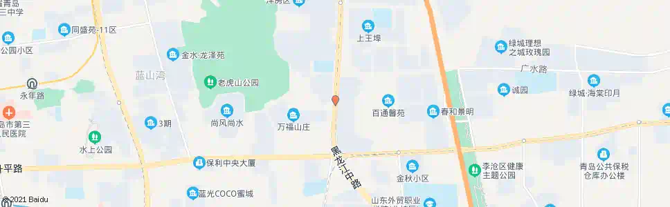 青岛下王埠村北_公交站地图_青岛公交_妙搜公交查询2025