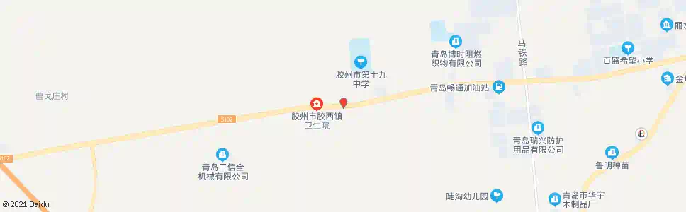 青岛胶西停车场_公交站地图_青岛公交_妙搜公交查询2025