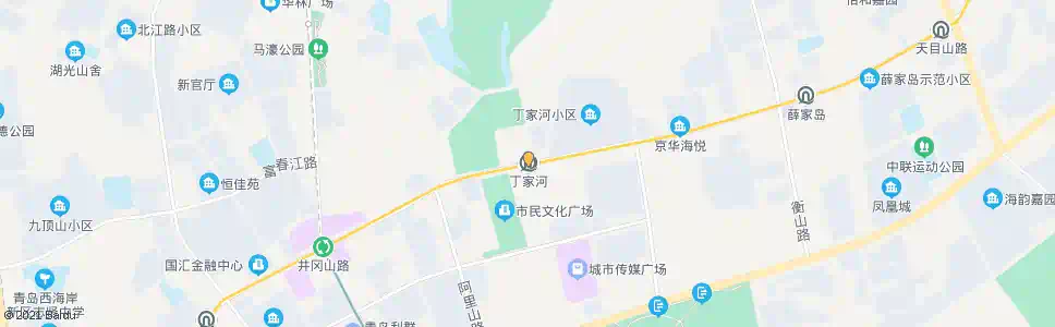 青岛丁家河_公交站地图_青岛公交_妙搜公交查询2025