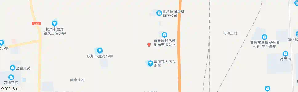 青岛大洛戈庄村委_公交站地图_青岛公交_妙搜公交查询2025