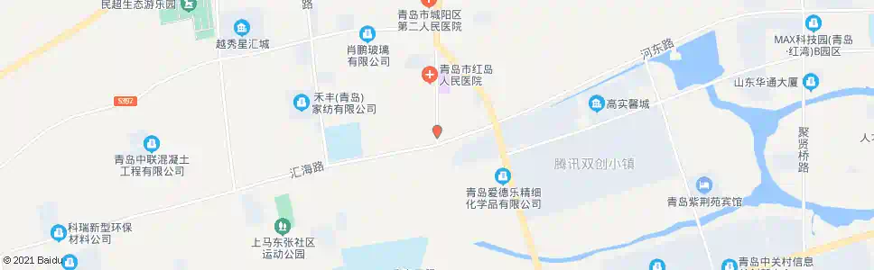 青岛上马停车场_公交站地图_青岛公交_妙搜公交查询2025