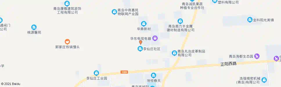 青岛李仙庄_公交站地图_青岛公交_妙搜公交查询2025