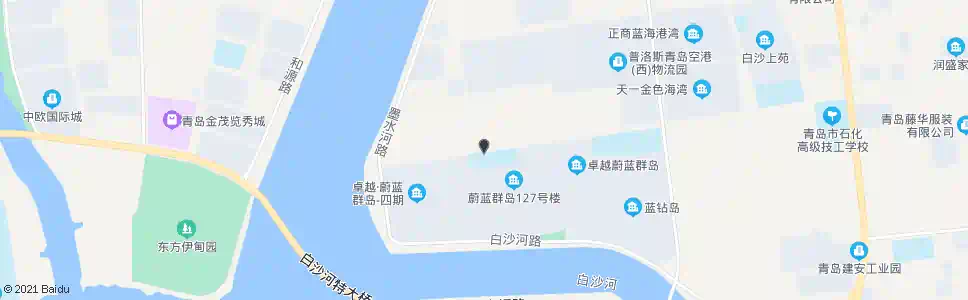 青岛蔚蓝群岛三期_公交站地图_青岛公交_妙搜公交查询2025