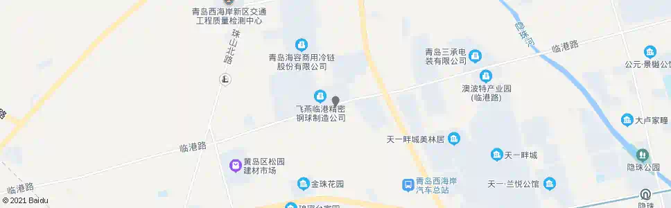 青岛东新村东站_公交站地图_青岛公交_妙搜公交查询2025