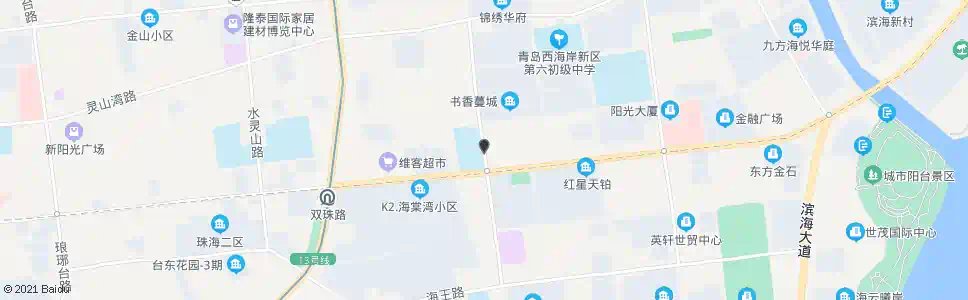 青岛实验二小_公交站地图_青岛公交_妙搜公交查询2025