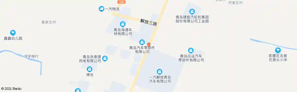 青岛汽车城_公交站地图_青岛公交_妙搜公交查询2025