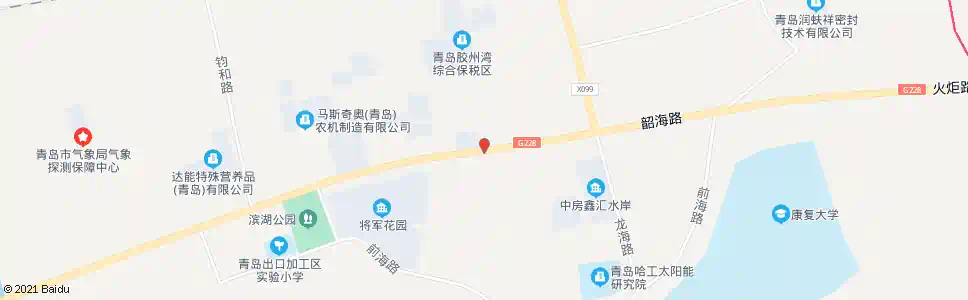 青岛潮海西_公交站地图_青岛公交_妙搜公交查询2025