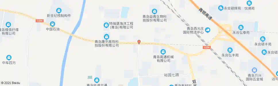 青岛南万_公交站地图_青岛公交_妙搜公交查询2025