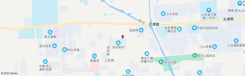 青岛永安新村_公交站地图_青岛公交_妙搜公交查询2025