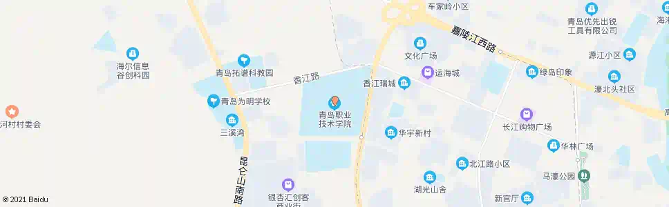 青岛职业技术学院_公交站地图_青岛公交_妙搜公交查询2025