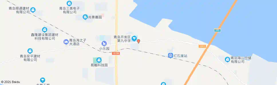青岛红石崖东_公交站地图_青岛公交_妙搜公交查询2025