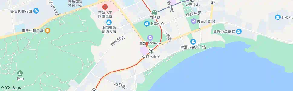 青岛海尔路(香港东路)_公交站地图_青岛公交_妙搜公交查询2025