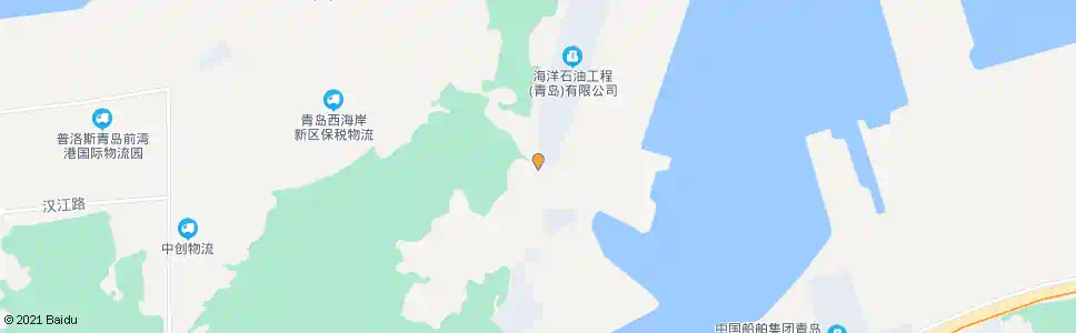 青岛中海油一号门_公交站地图_青岛公交_妙搜公交查询2025