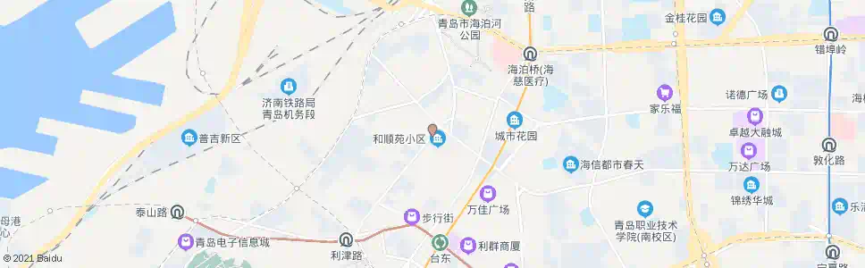 青岛利津路客运站_公交站地图_青岛公交_妙搜公交查询2025