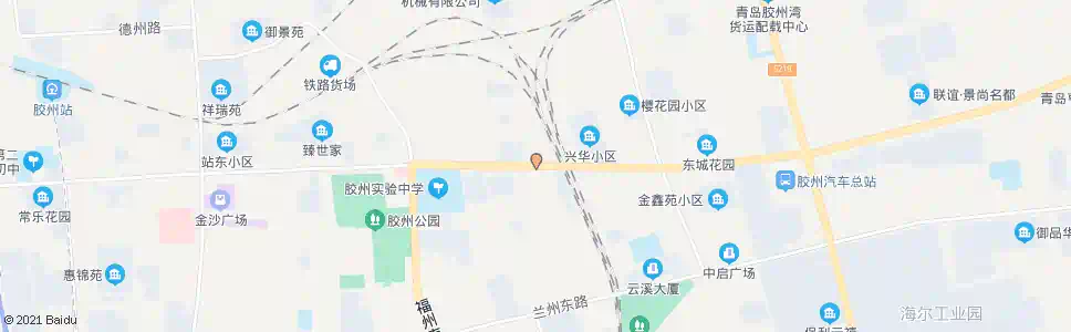 青岛胶州东路市场_公交站地图_青岛公交_妙搜公交查询2025