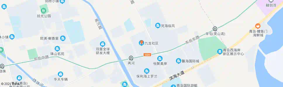 青岛九龙社区_公交站地图_青岛公交_妙搜公交查询2025