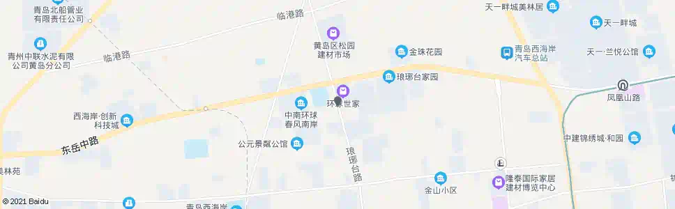 青岛东岳中路_公交站地图_青岛公交_妙搜公交查询2025